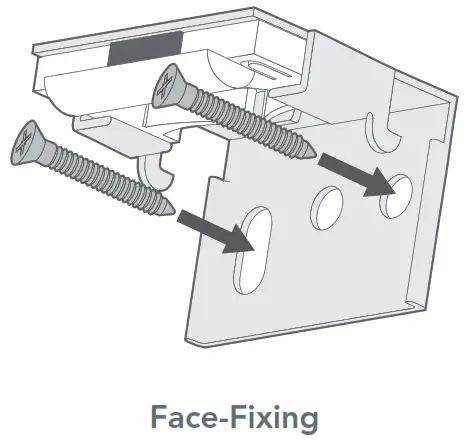 blinds 2go Paleo Linen Steel Roman Blind - Face Fixing