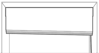 blinds 2go Paleo Linen Steel Roman Blind - blind1