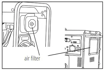 K NNER S HNEN KS 6100HDE Diesel Generator in Soundproof Housing - AIR FILTER MAINTENANCE