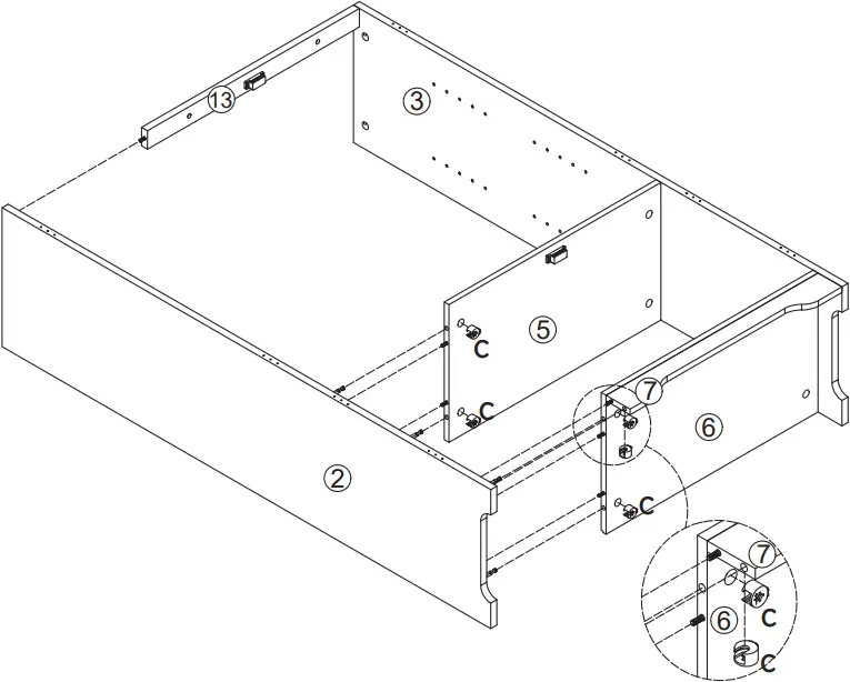 COSTWAY JZ10009 - Assembly Step 10