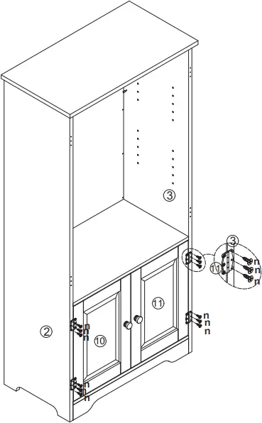 COSTWAY JZ10009 - Assembly Step 13