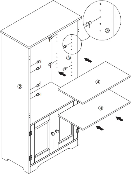 COSTWAY JZ10009 - Assembly Step 14