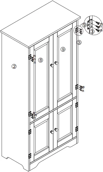COSTWAY JZ10009 - Assembly Step 15