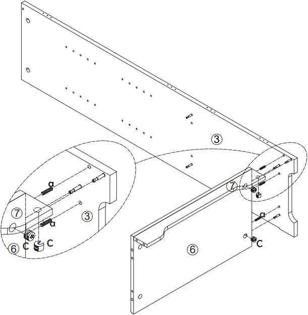 COSTWAY JZ10009 - Assembly Step 7