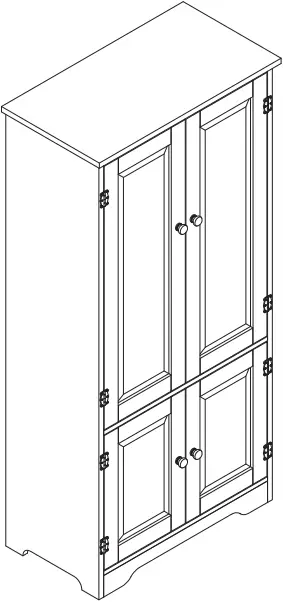 COSTWAY JZ10009 Low Cabinet