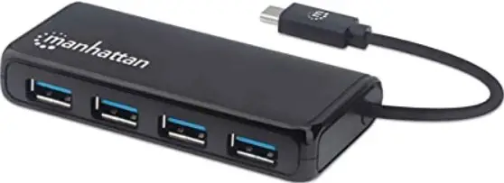 Manhattan 164924 4-Port USB 3.2 Gen 1 Hub