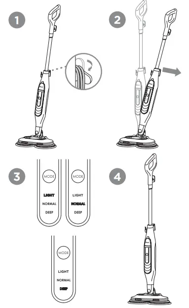 Shark Scrubbing & Sanitizing Steam Mop - 1