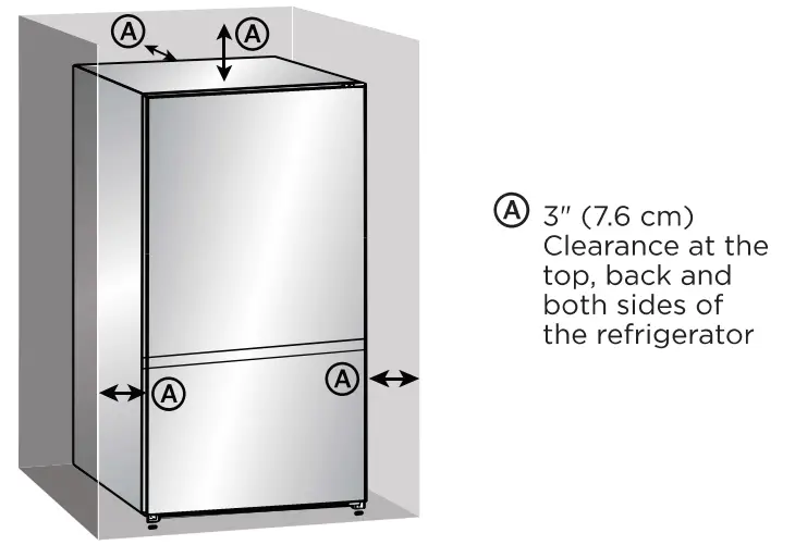 Criterion CBMR187M4W Freezer Refrigerator - Fig