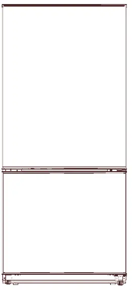 Criterion CBMR187M4W Freezer Refrigerator