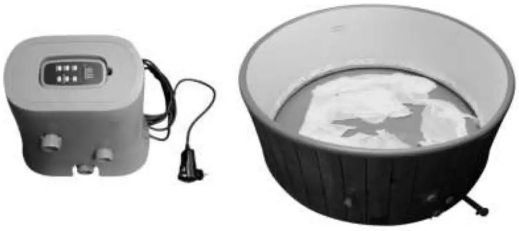 AREBOS AR HE SPA7DP Spa Pool Copenhagen Bora Bora - groundsheet