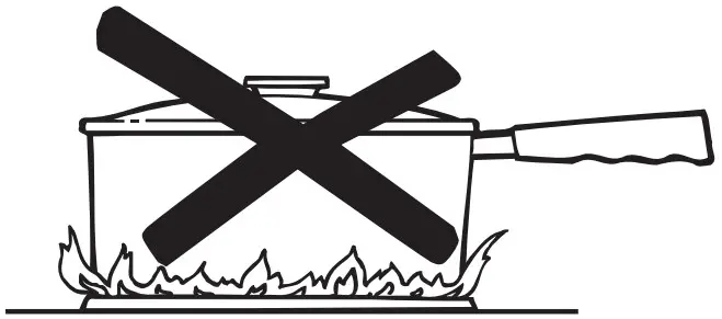 GE Profile PLS624RT Range Oven - pot