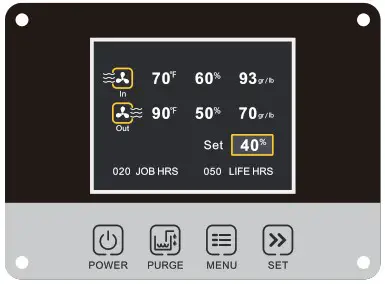 ABESTORM Hurricane DV 110 Pints Commercial Dehumidifiers - operation