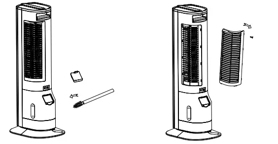 DIMPLEX-DCTF3HCH-Heat-Cool-Humidifier-Tower-Fan-Instruction-FIG-11