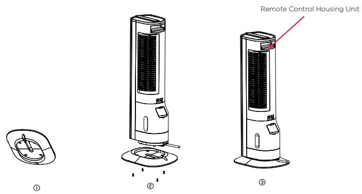 DIMPLEX-DCTF3HCH-Heat-Cool-Humidifier-Tower-Fan-Instruction-FIG-8
