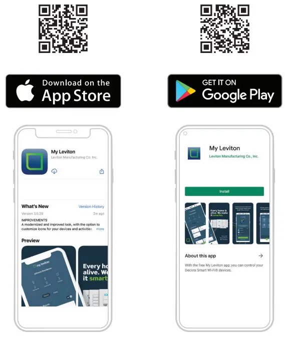 LEVITON D215P Decora Smart WiFi Mini Plug-In Switch 2nd GEN - GET THE APP