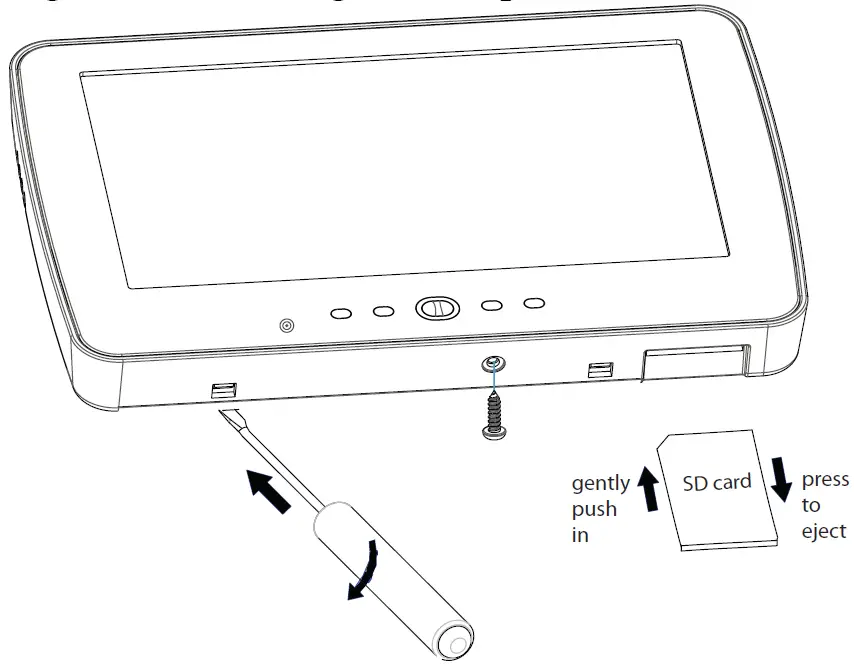 DSC HS2TCHP Touch Screen Alarm Keypad 01