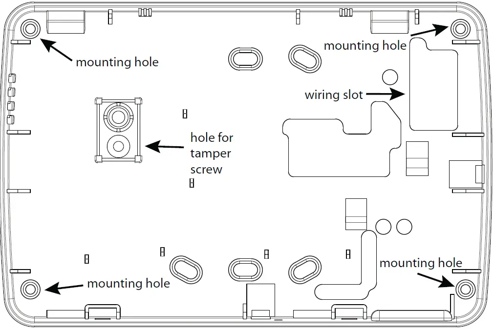 DSC HS2TCHP Touch Screen Alarm Keypad 02