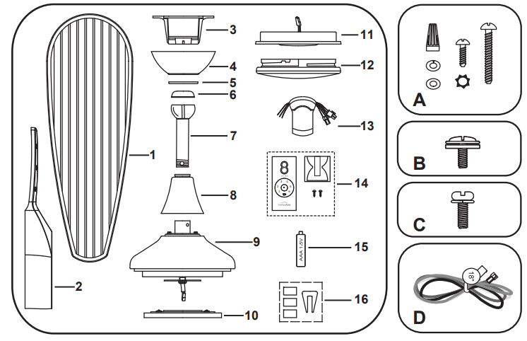 minkaAire SEACREST 60 Inch LED Smart Ceiling Fan - fig