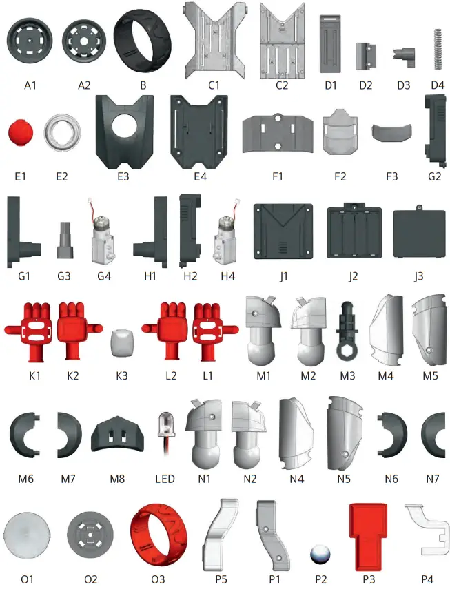 Ruko 1088G Smart Robot for Kids - FIG 1