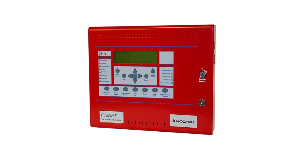 Hochiki Fn-lcd-n Lcd Network Annunciator Owner's Manual Hochiki Fn-lcd-n Lcd Network Annunciator Owner's Manual