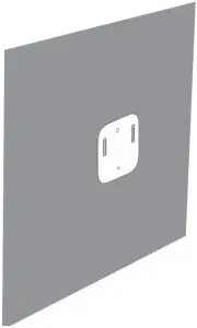 Use the mounting screws