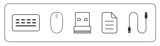 rapoo 9850M Wireless Keyboard and Mouse-overview1