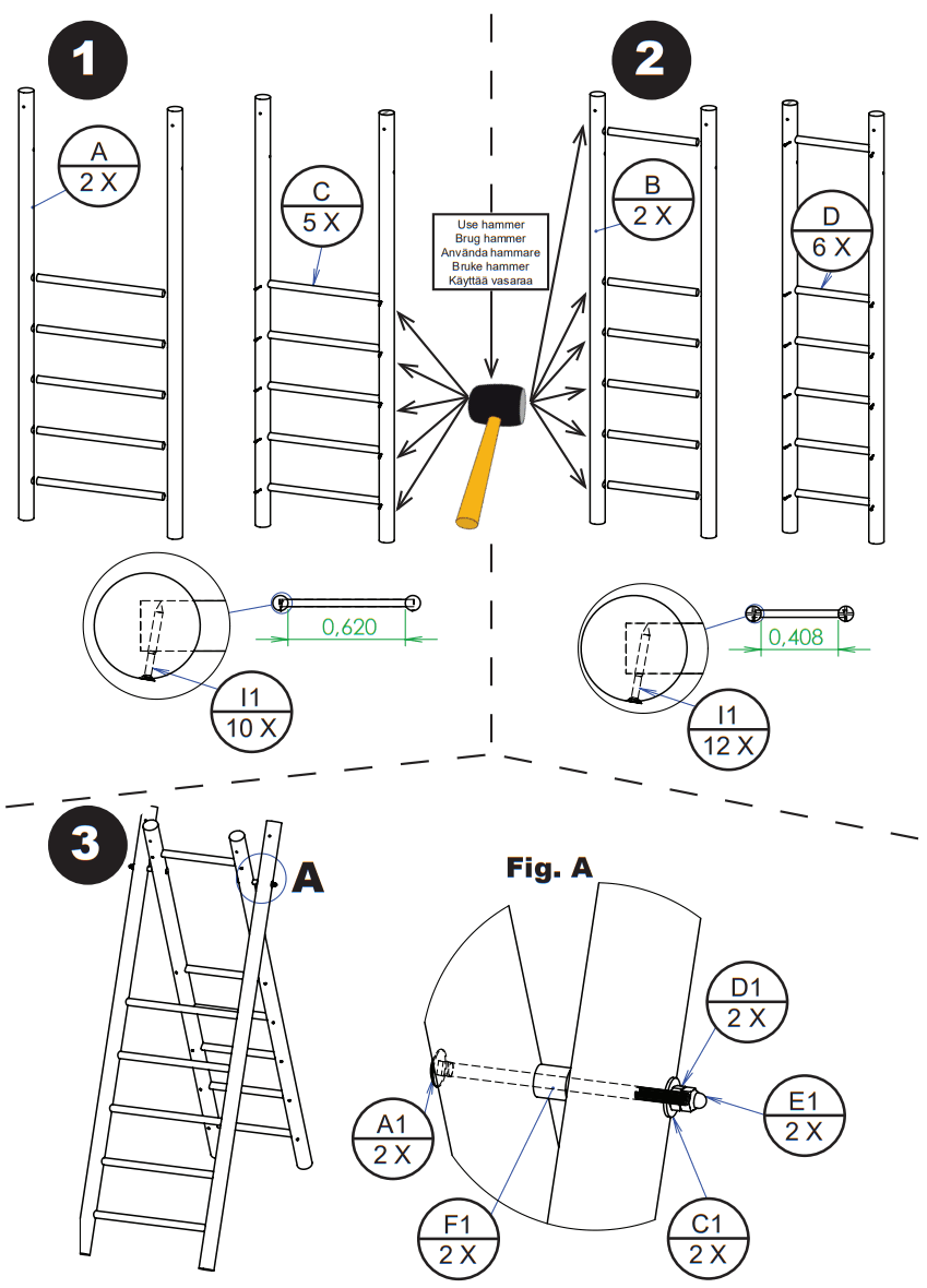 NORDIC Play 805 627 Swing Set - fig 2
