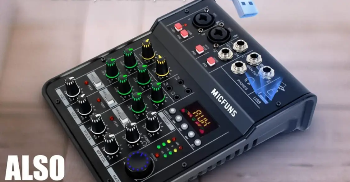 Micfuns M-5 Mini Audio Dj Mixer Sound Board Console System User Guide Micfuns M-5 Mini Audio Dj Mixer Sound Board Console System User Guide