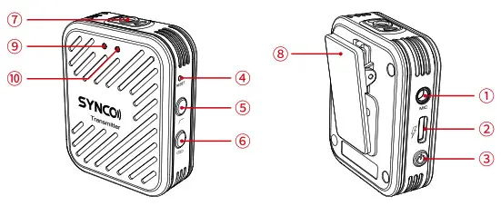 SYNCO G1(A2) 2 Person Wireless Microphone-Product Instruction