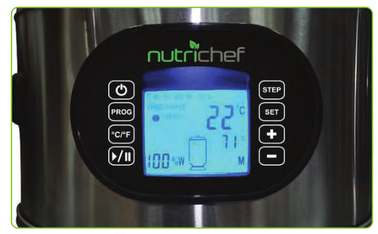 nutrichef Home Beer Brewing Machine PKBRKTL200 - Program Selection