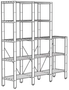 IKEA TORDH Post Outdoor Brown Stained