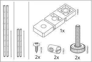 IKEA TORDH Post Outdoor Brown Stained - fig6