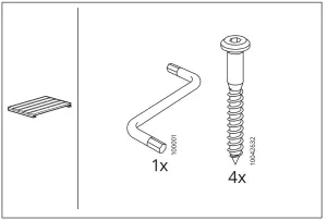 IKEA TORDH Post Outdoor Brown Stained - fig7