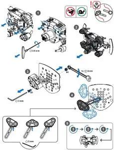 CLUBSPORT BUTTON CLUSTER ADJUSTMENT
