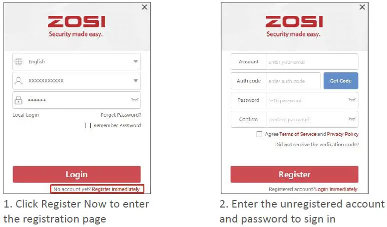 Remote View Settings (AVSS Client) 1