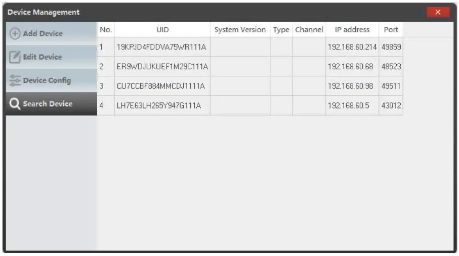 Remote View Settings (AVSS Client) 9