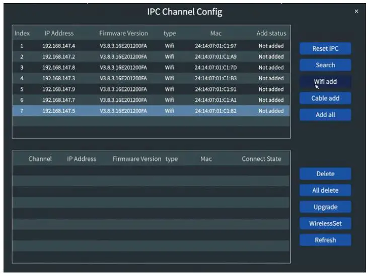 New Camera Pairing 2