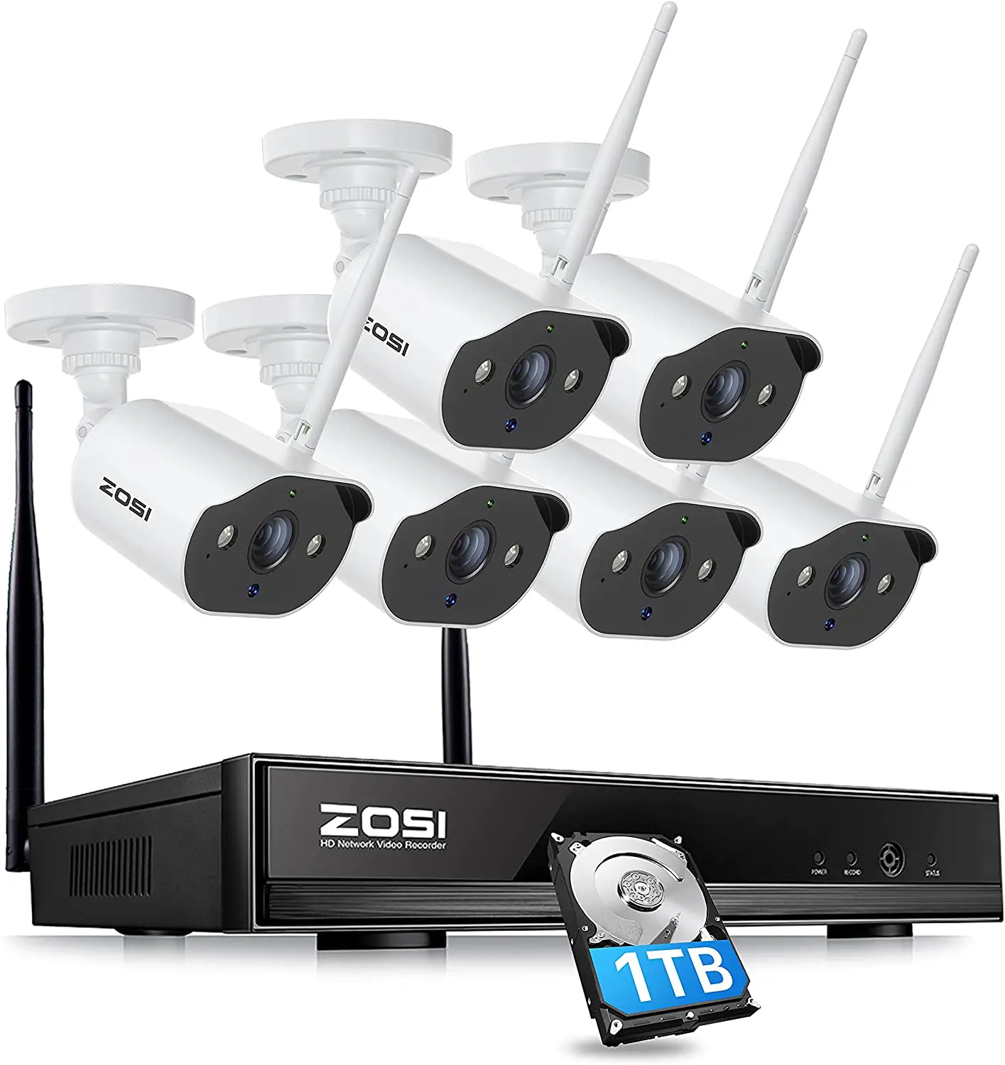 ZOSI Wireless Security Camera System W4