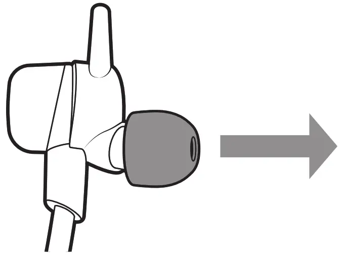 plantronics 204353 01 BackBeat GO 3 Wireless Earbuds - ear canal is essential.