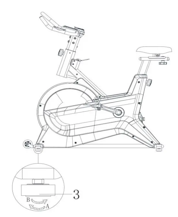kogan FSMFWSPNBKA Magnetic Flywheel Spin Bike User Guide - Balance