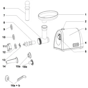 Westfalia 86 02 74 Meat Grinder - fig 1