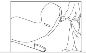 FIG 14 Moving the Massage Chair
