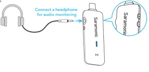 Saramonic SR MV2000W Wired Wireless Dual Function Microphone - receiver 2