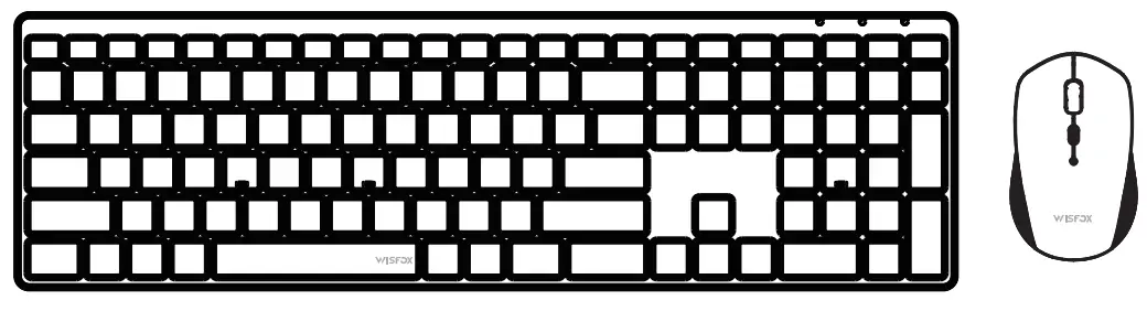 WISFOX M189 Wireless Office Mouse