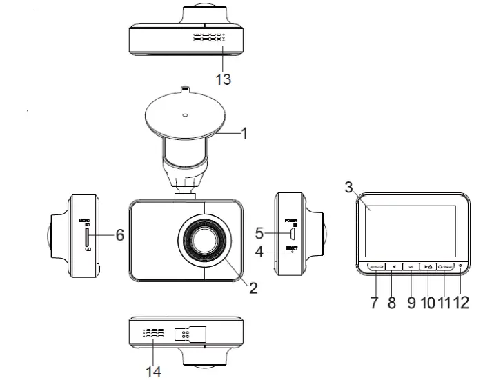 NEXTECH QV3848 1080p GPS Dash Camera FIG 5