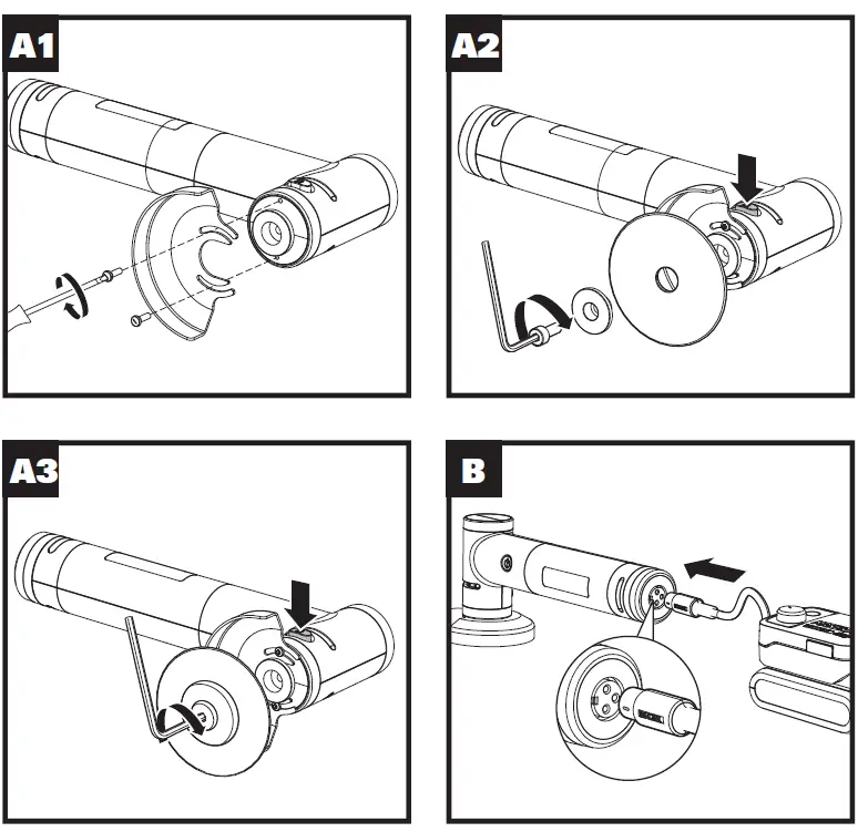 WORX WX741 MAKERX 20V Cordless Angle Grinder FIG 4