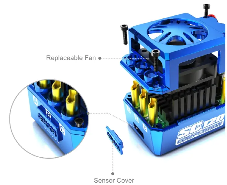 ROBITRONIC SK-300052-01 SC 120A Electronic Speed Controller fig 5