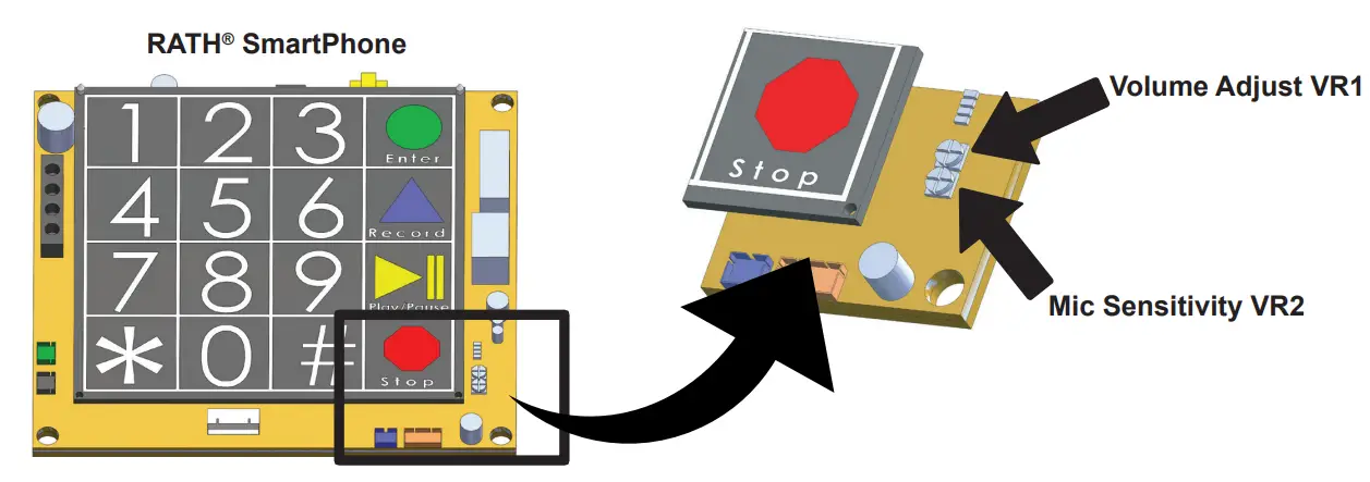 RATH 2100 TLC Cellular 12v Emergency Tower Phone - Adjusting the Volume