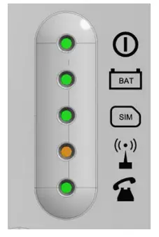 RATH 2100 TLC Cellular 12v Emergency Tower Phone - RUN LED
