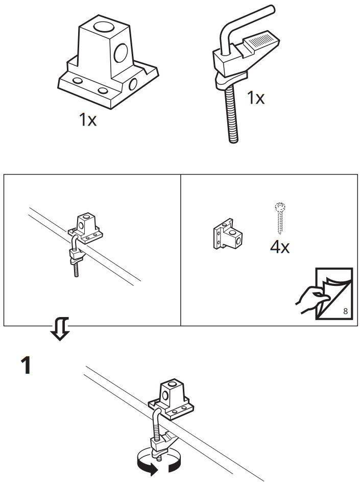IKEA 604 249 87 TERTIAL Work Lamp with LED Bulb - Fig 3